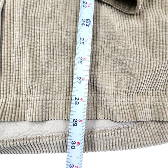 LL Bean Corduroy Button Up Shirt Jacket Brown Tan Front Pocket Womens Plus 2XL - Picture 9 of 9